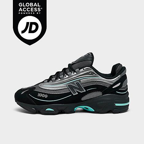 New Balance Men's 1000 Casual Shoes in Black/Teal Size: 8