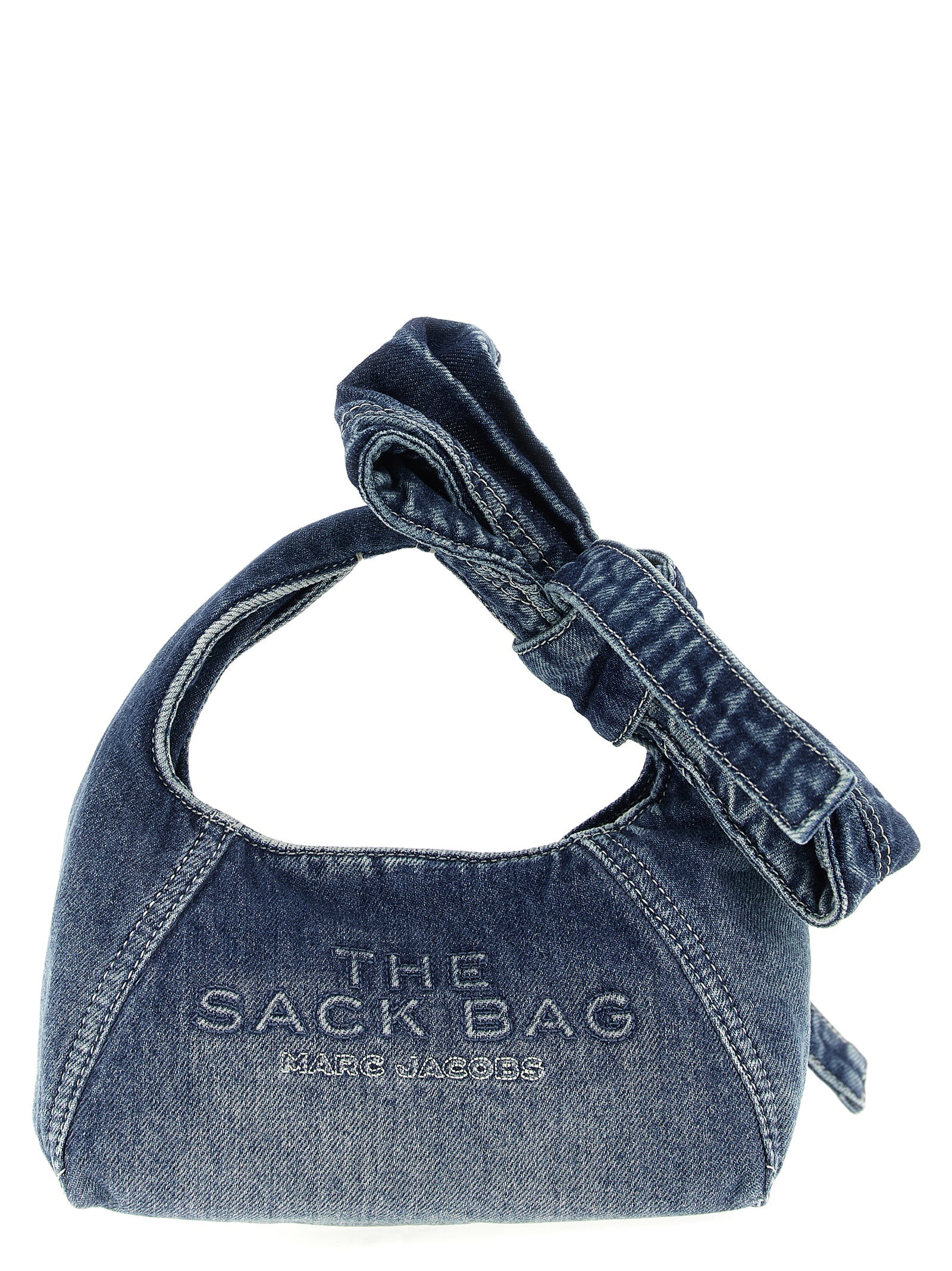 Marc Jacobs the Bow Denim Mini Sack Handbag