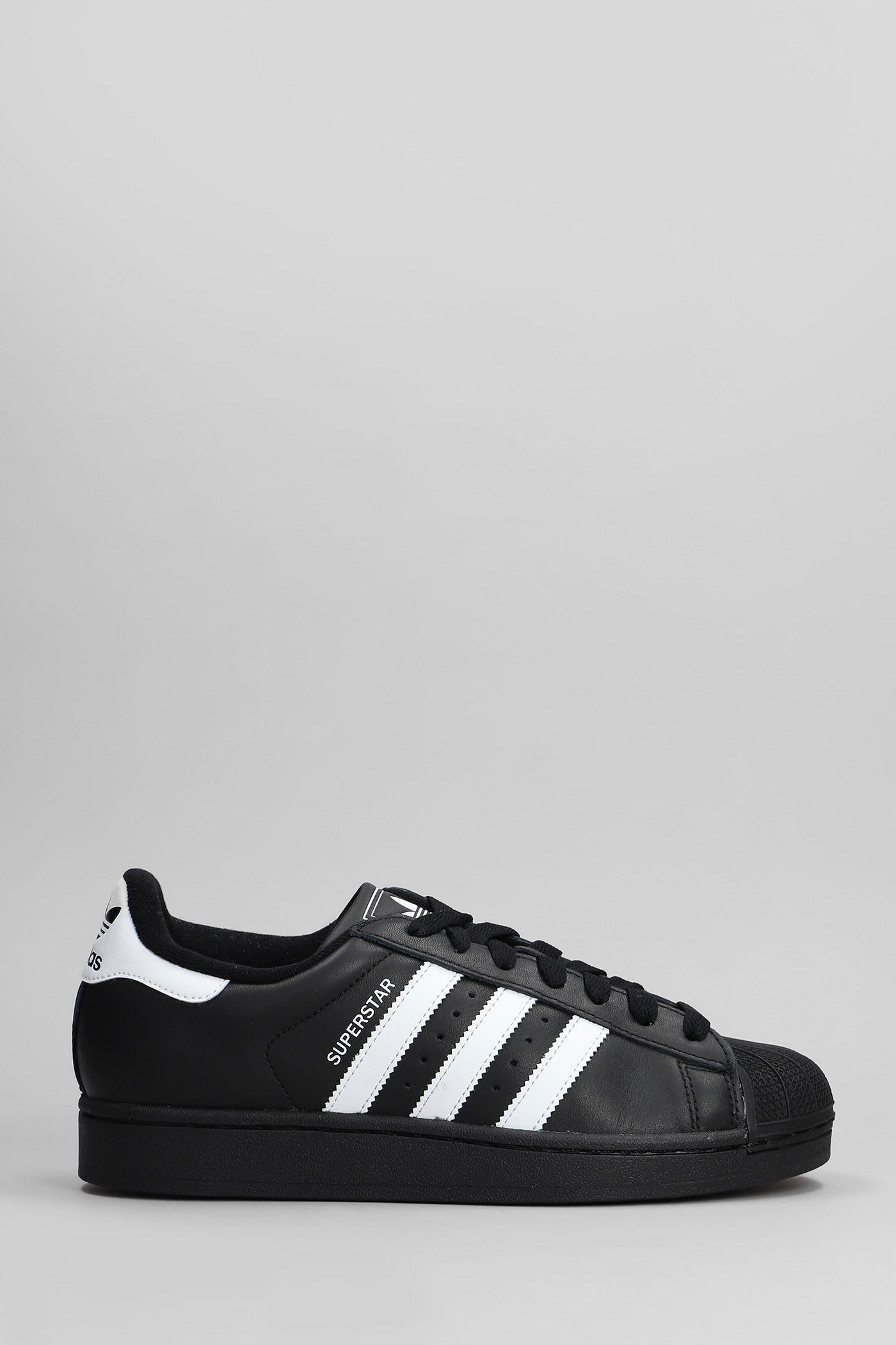 Adidas Superstar Ii Sneakers In Black Leather