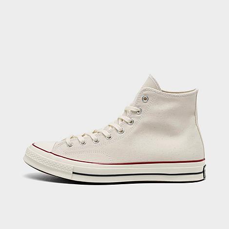 Converse Men's Chuck 70 High Top Casual Shoes in Parchment/Garnet/Egret Size: 8.5