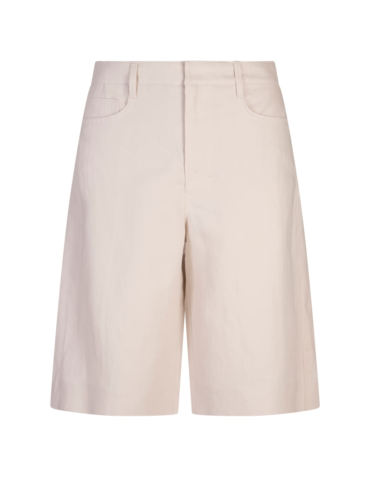 'S Max Mara Ecru Eric Bermuda Shorts
