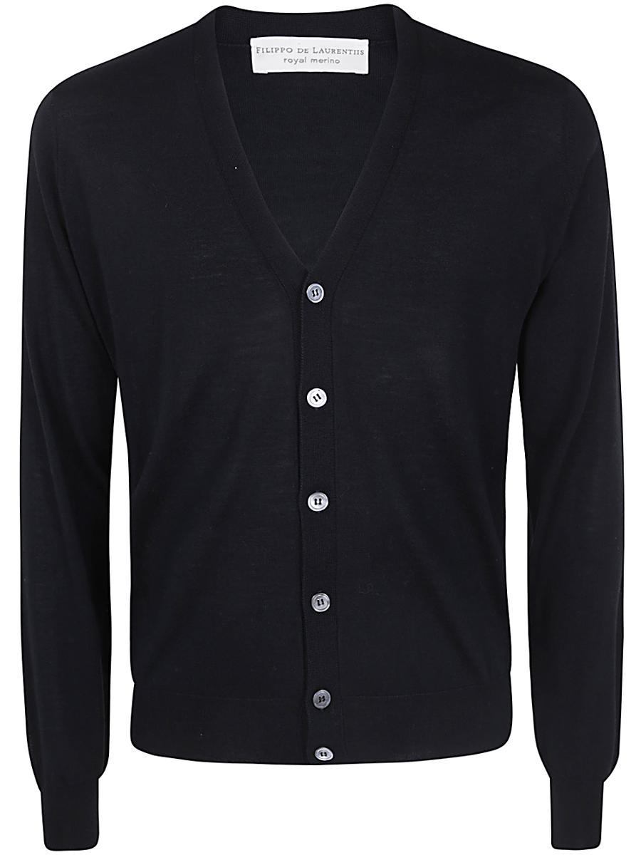 Filippo De Laurentiis Long Sleeves Merinos Cardigan Clothing