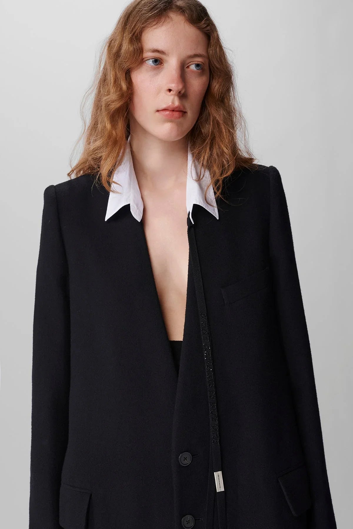 Aisha Long Standard Coat Brushed Wool