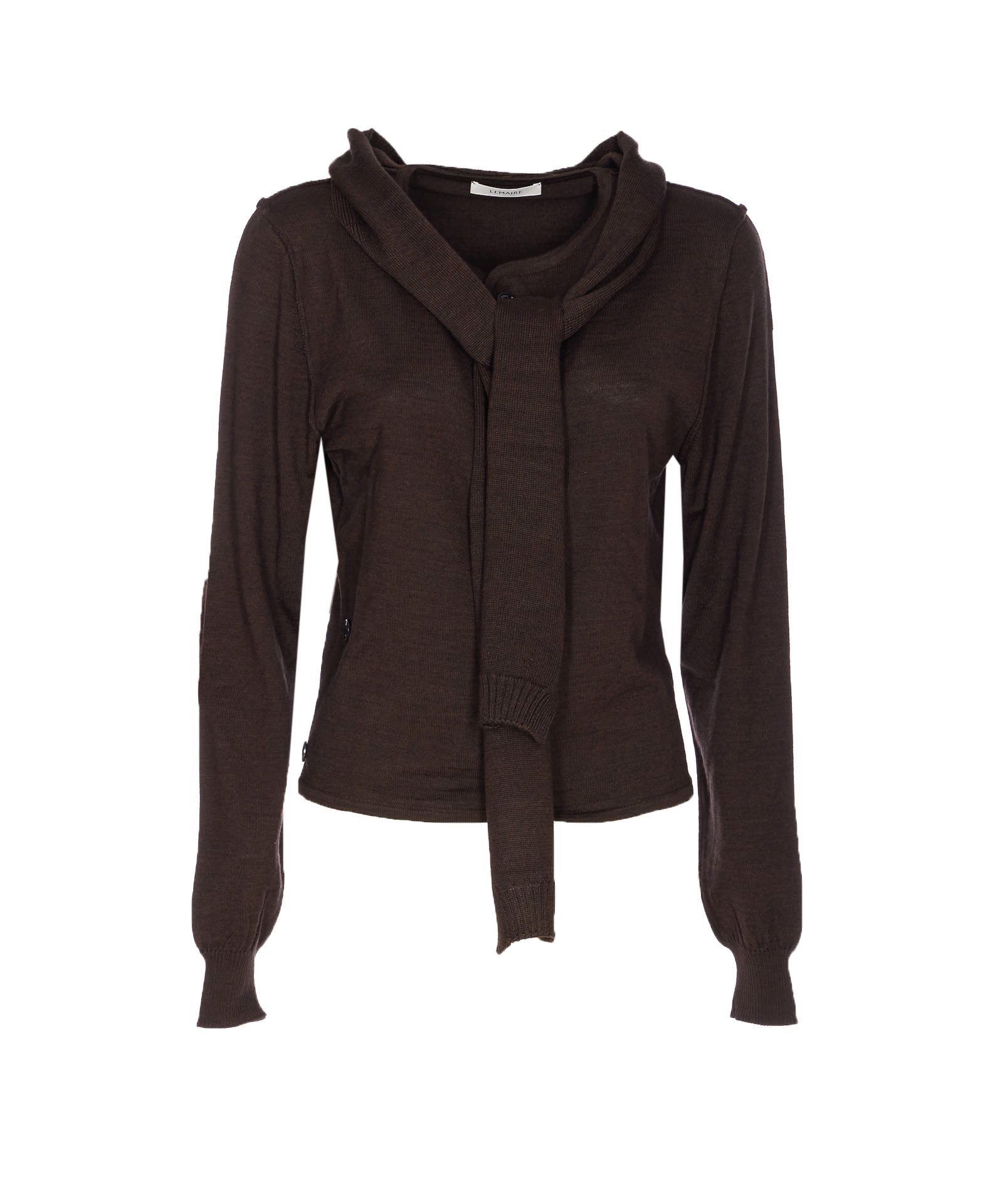 Lemaire Twisted Cardigan With Scarf