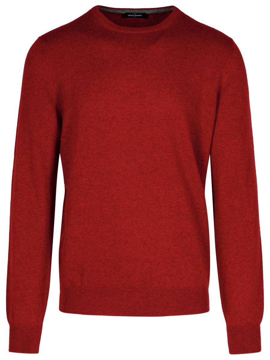 Gran Sasso Red Cashmere Sweater