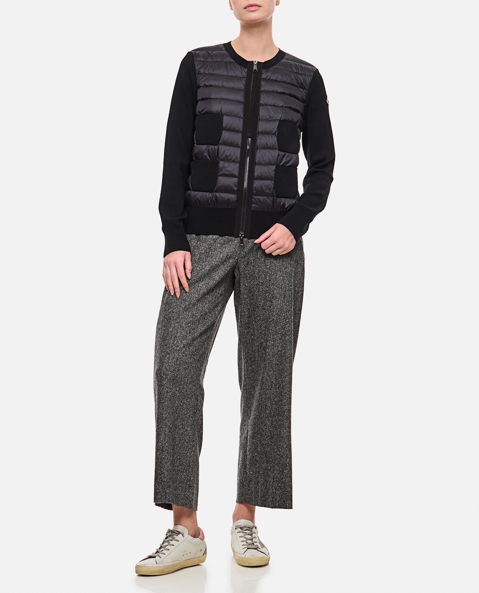 Moncler Knitted Sleeve Jacket