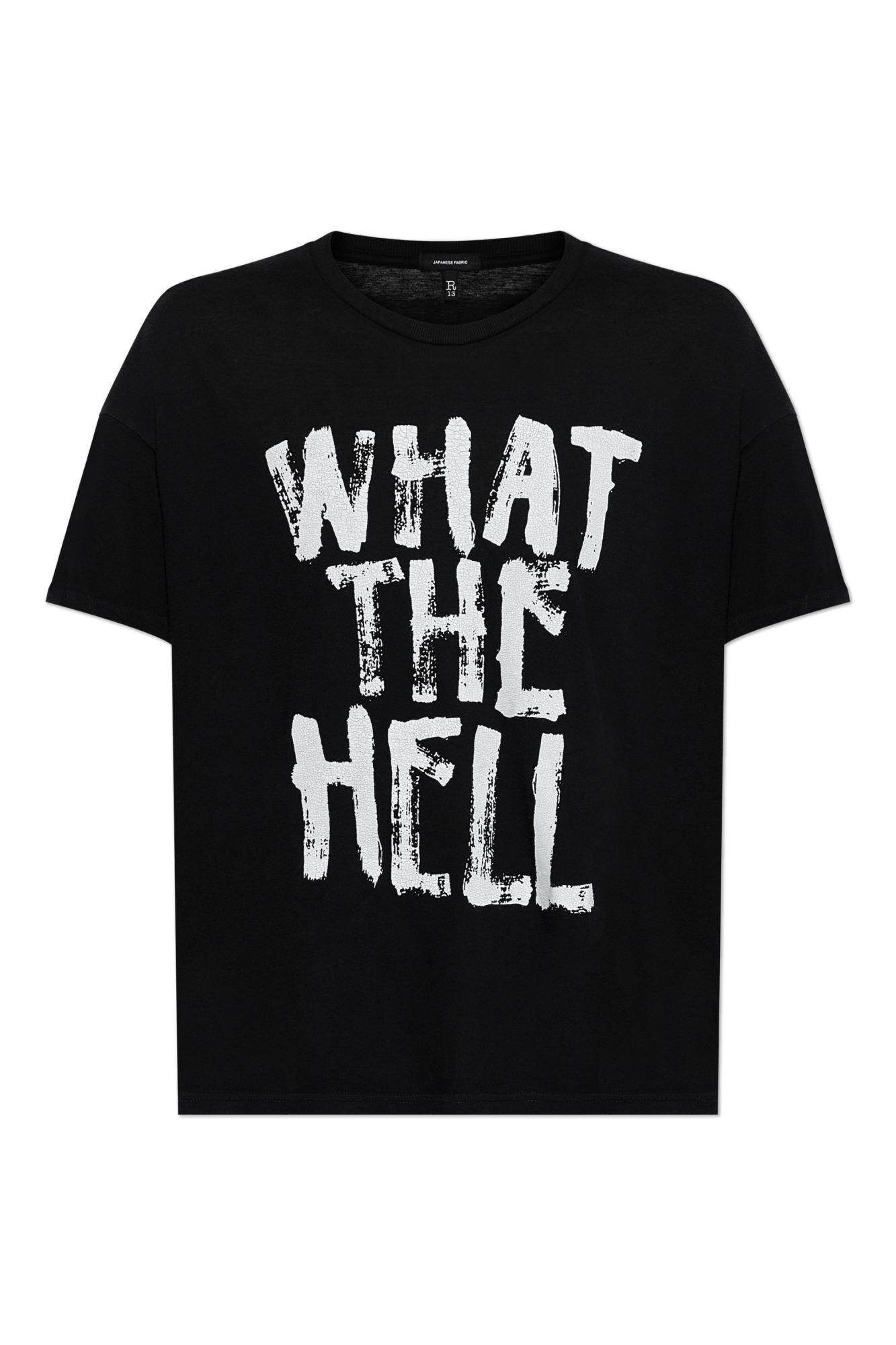 R13 T-shirt With Print