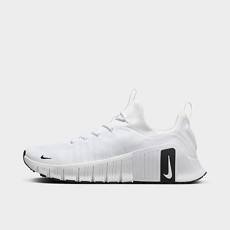 Nike Men's Free Metcon 6 Training Shoes in White/Black Size: 6.5