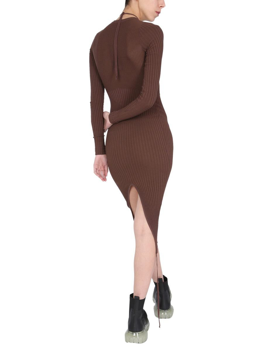 Andreādamo Dress With Cut Out Detail