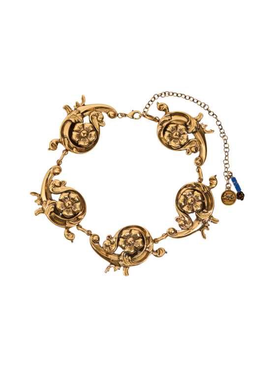 Etro, Collier De Style Baroque, Femme, Or