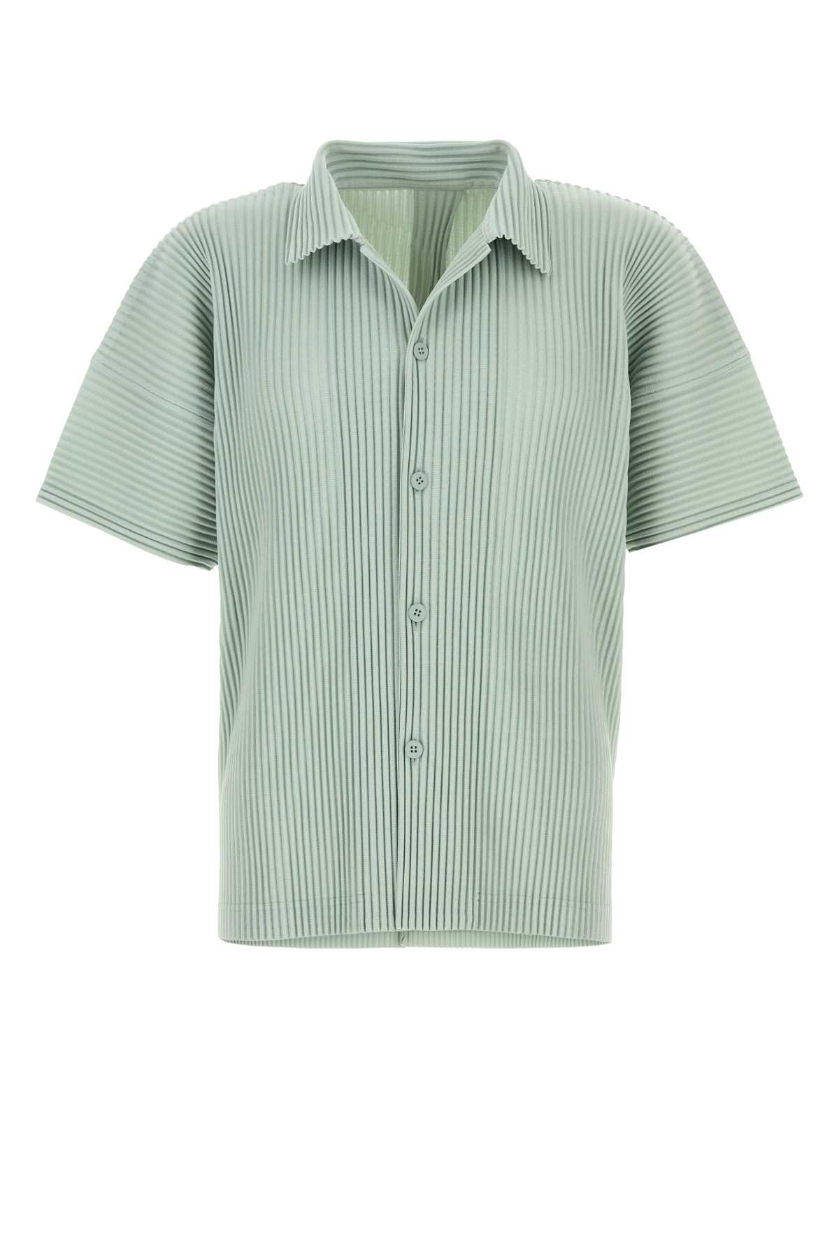 Homme Plissé Issey Miyake Sea Green Polyester Shirt