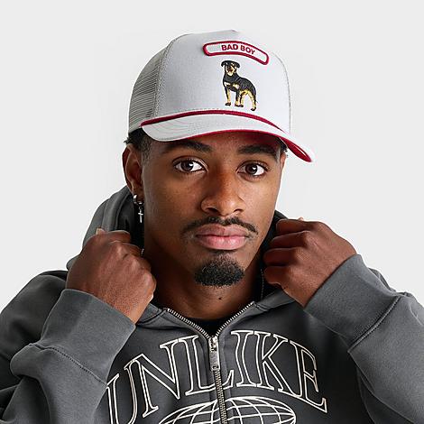 Goorin Bros. Bad Boy Trucker Hat in Grey/Red