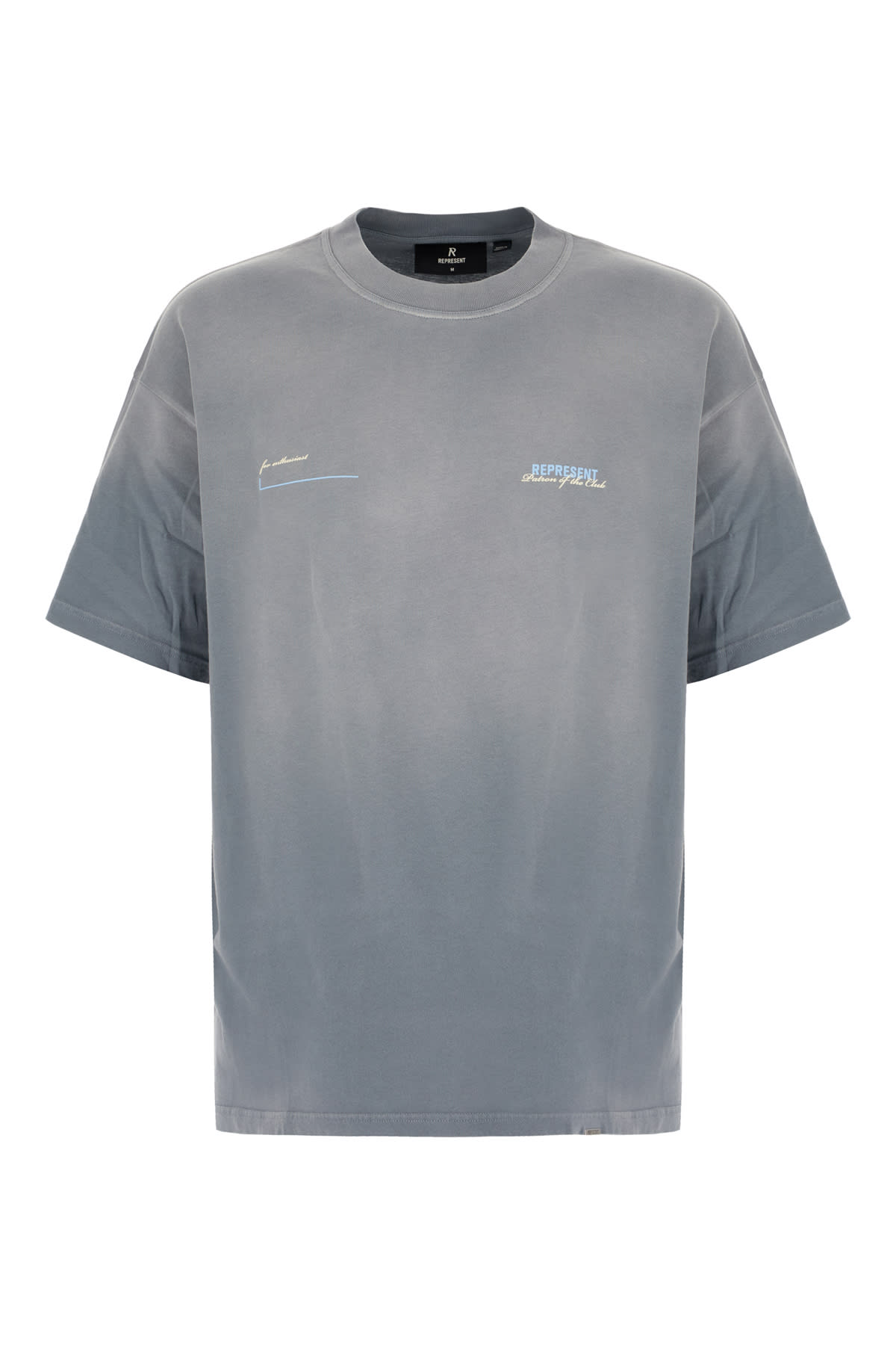 REPRESENT Grey Cotton T-shirt