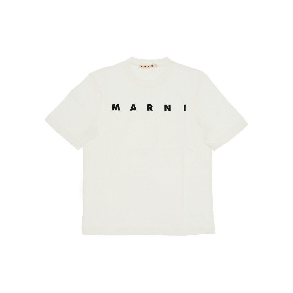 MARNI Logo印花儿童T恤