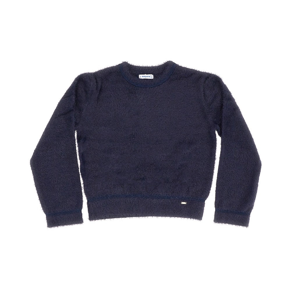 MAYORAL Fluffy sweater with lurex trims Kids