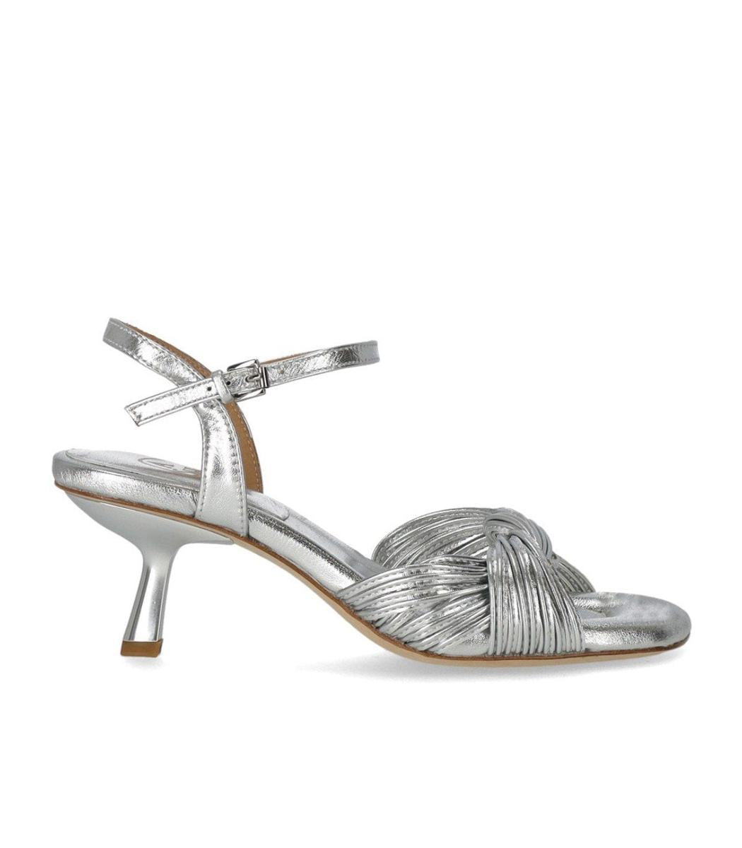 Ash Janis Silver Heeled Sandal