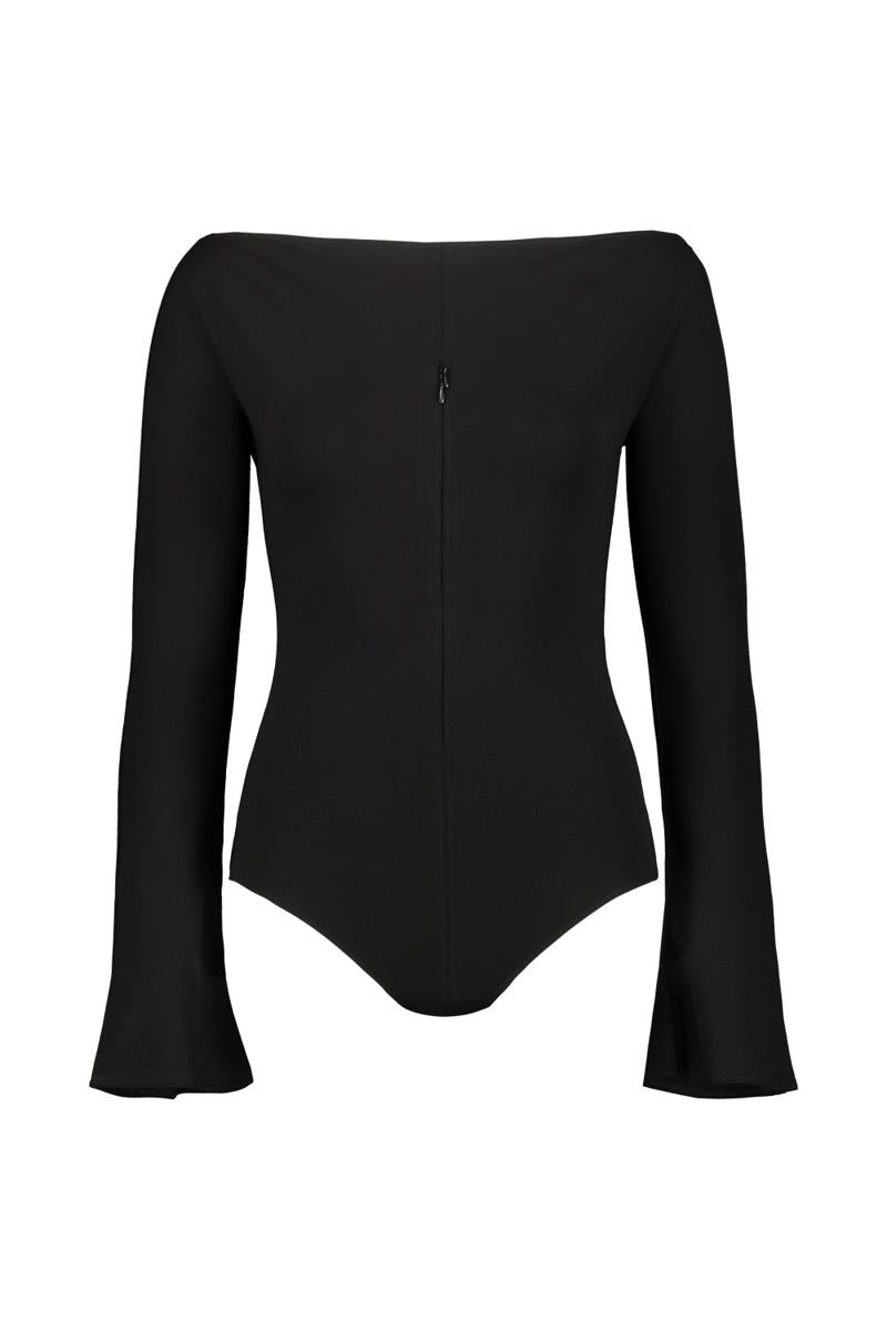 Courrèges Bodysuit With Frontal Zip Clothing