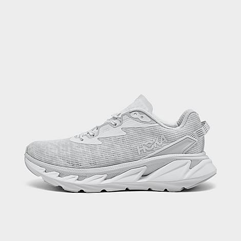 HOKA Women's Elevon 2 TS Casual Shoes in White/Cosmic Grey Size: 5.0