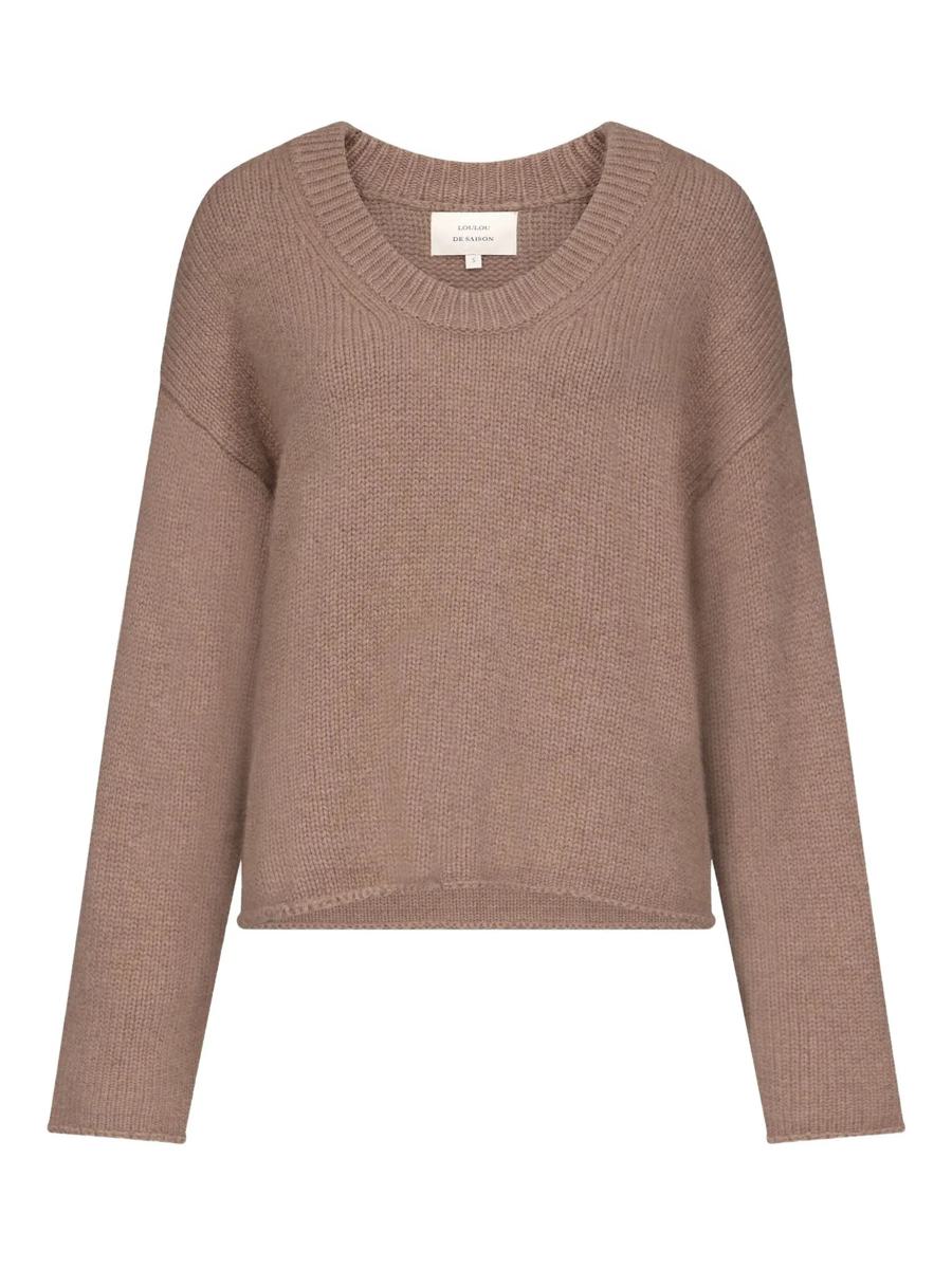 Loulou De Saison Derry U Neck Sweater Clothing
