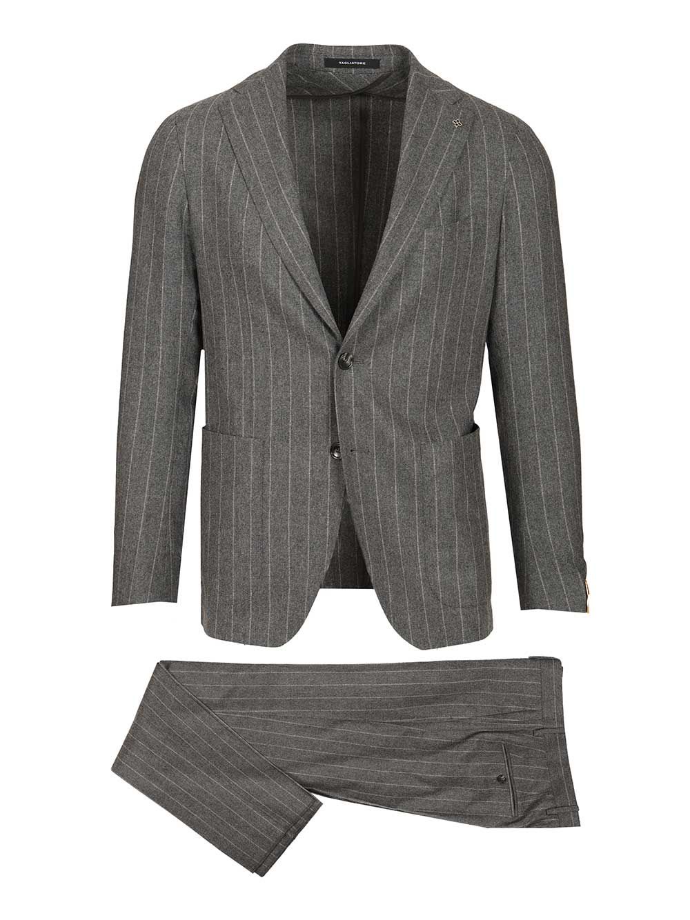 Tagliatore Pinstripe Unlined Suit