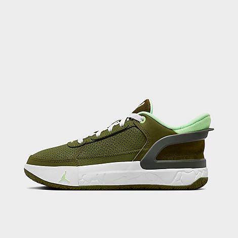 Jordan Big Kids Day1 EO Basketball Shoes in Legion Green/Moss/Cactus Flower Size: 7.0