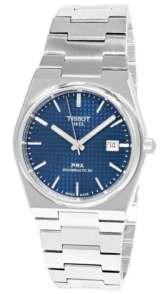 TISSOT PRX Powermatic 80 40MM SS Blue Dial Men's Watch T137.407.11.041.00 / T1374071104100