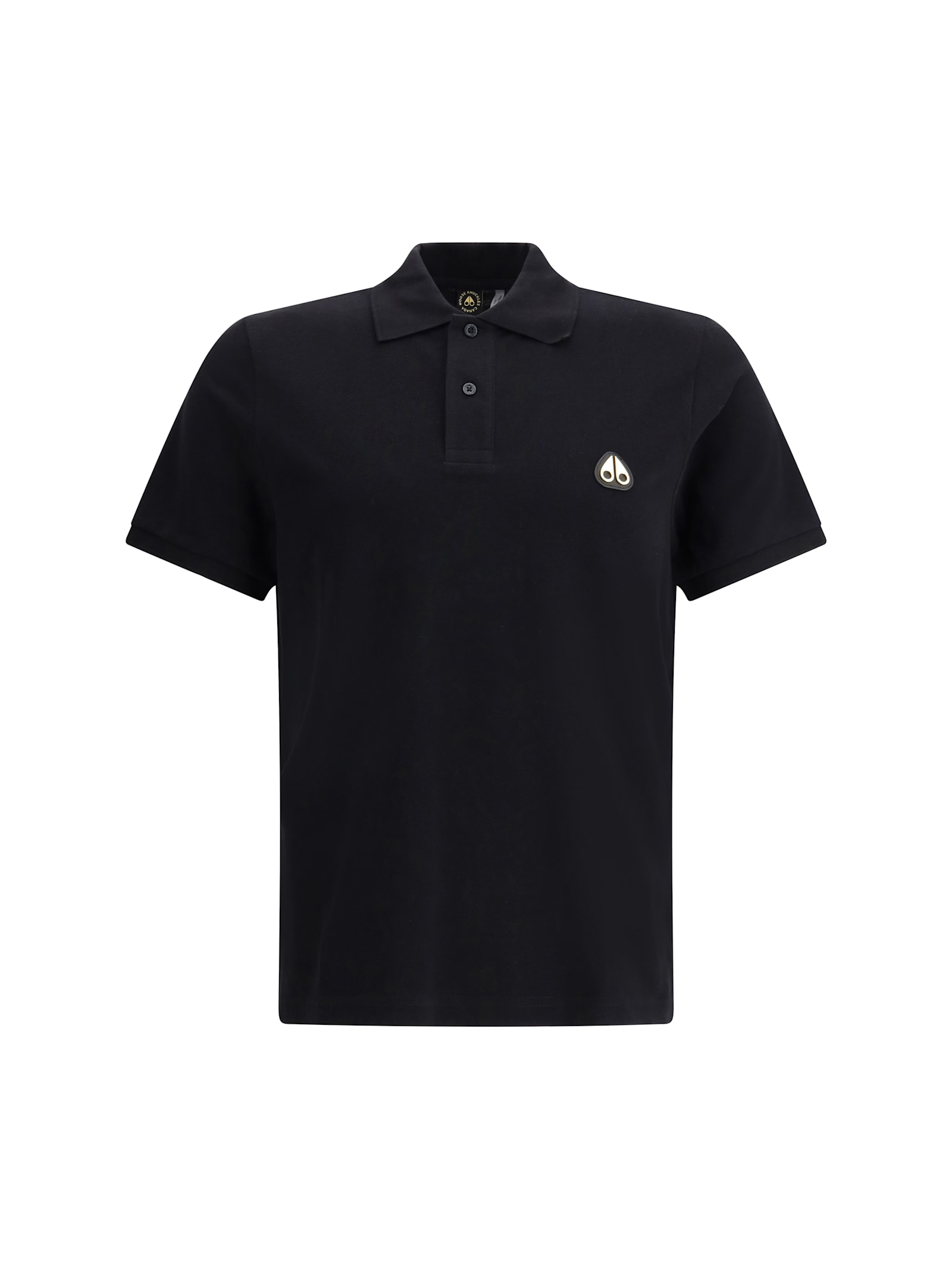 Moose Knuckles Everett Gold Polo Shirt