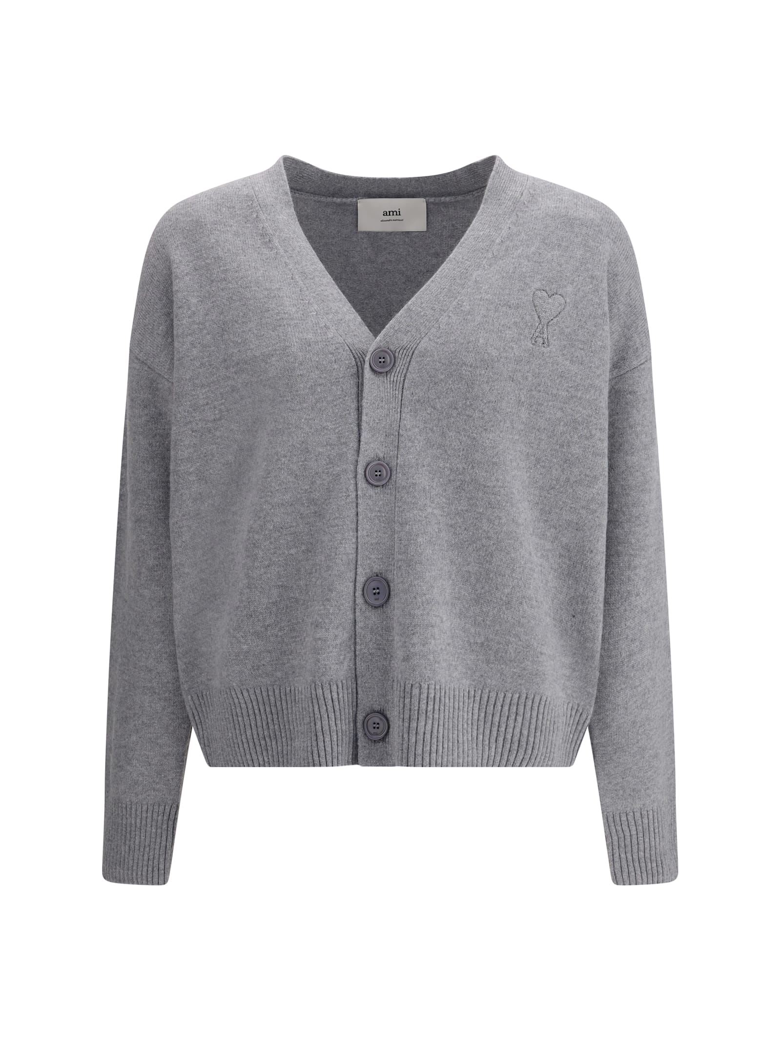 Ami Alexandre Mattiussi Ami De Coeur Cardigan