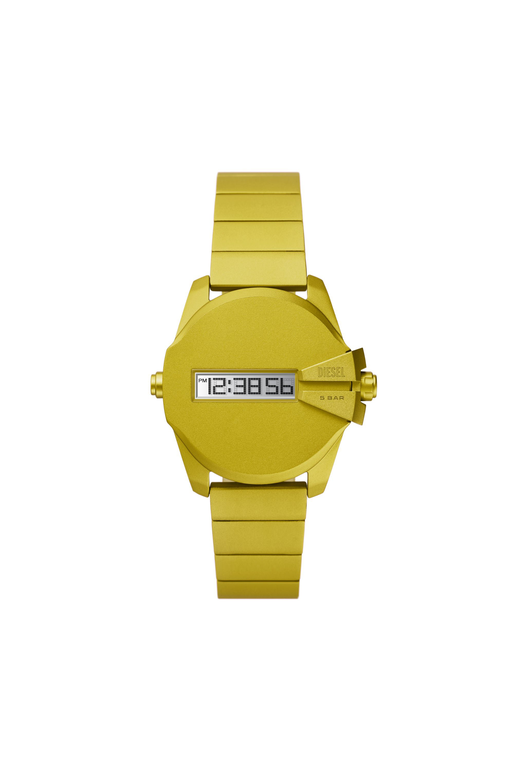 Diesel - Baby chief digital yellow aluminum watch - Timeframes - Man - Yellow