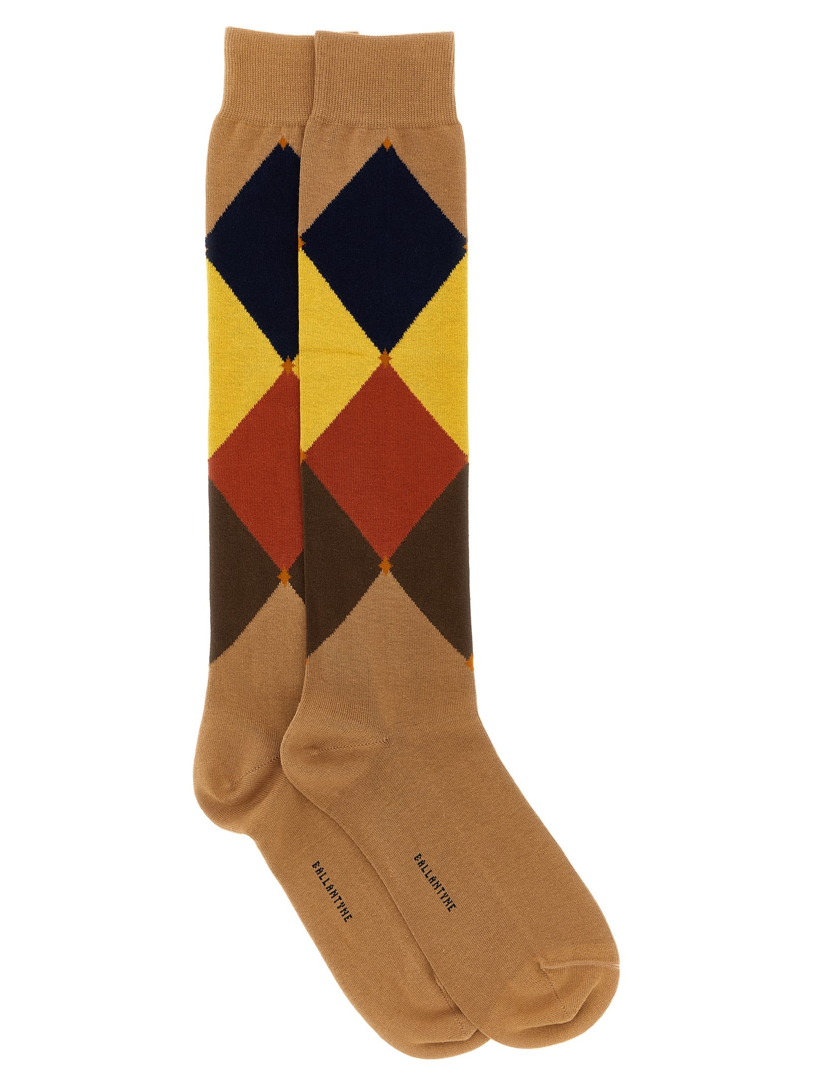 Ballantyne Diamond-shaped Socks