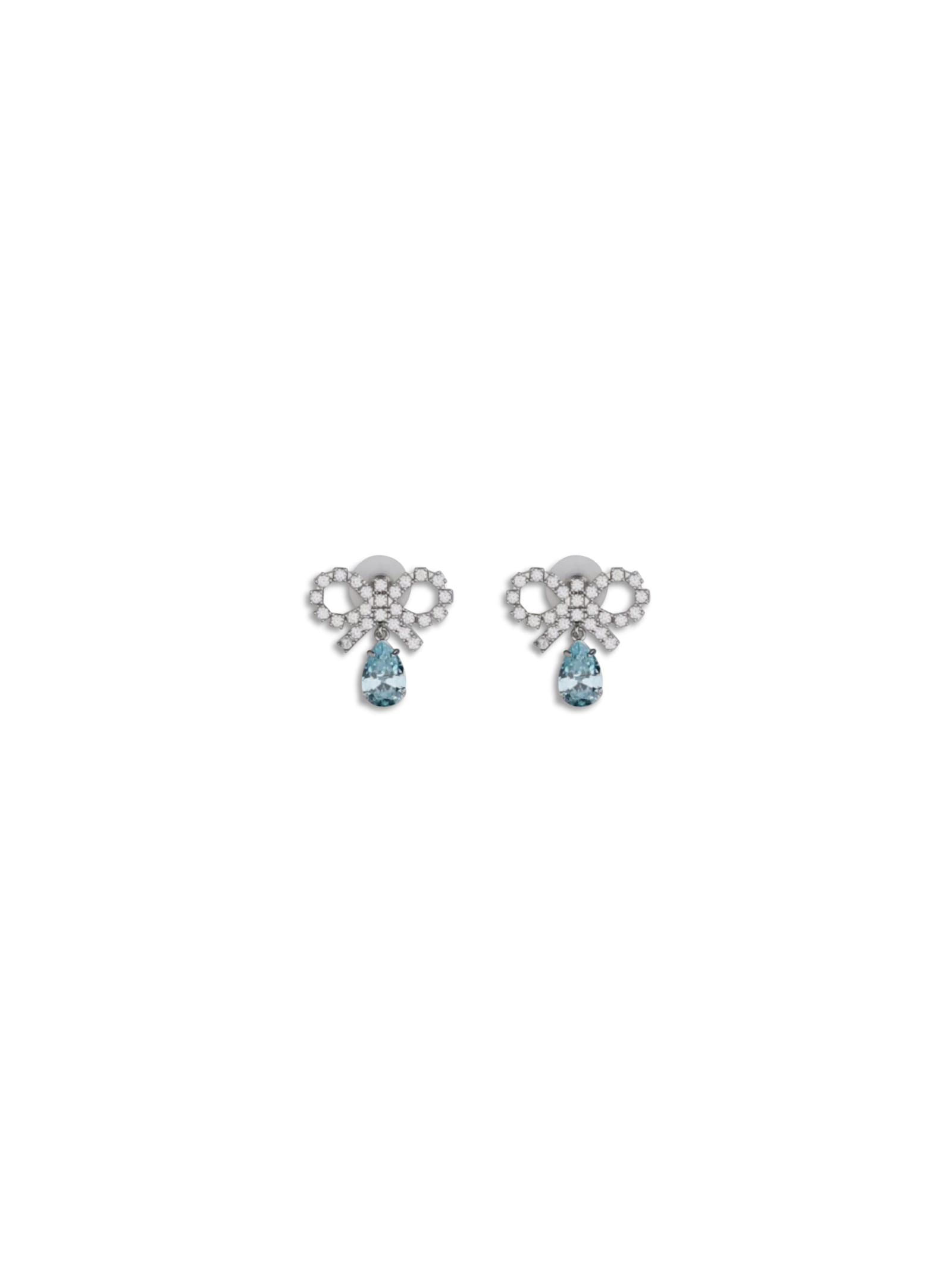 self-portrait Dangling Earrings With Bows