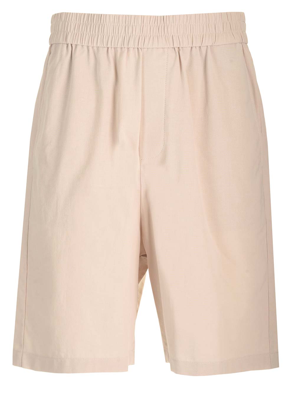 Ami Alexandre Mattiussi Cotton Crepe Bermuda