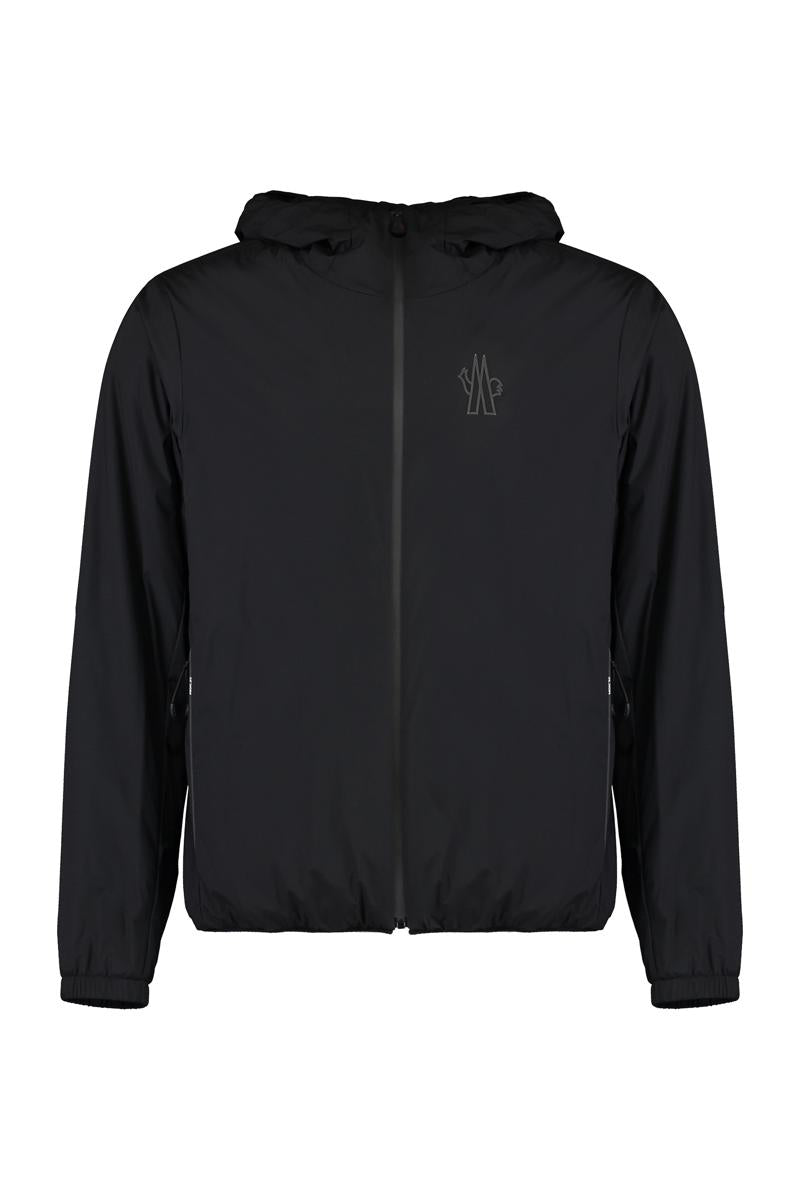 Moncler Grenoble Bissen Hooded Techno Fabric Raincoat