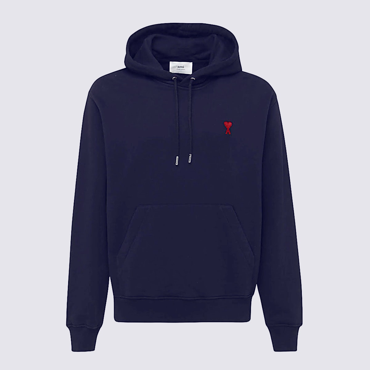 Ami Alexandre Mattiussi Dark Blue Cotton Sweatshirt