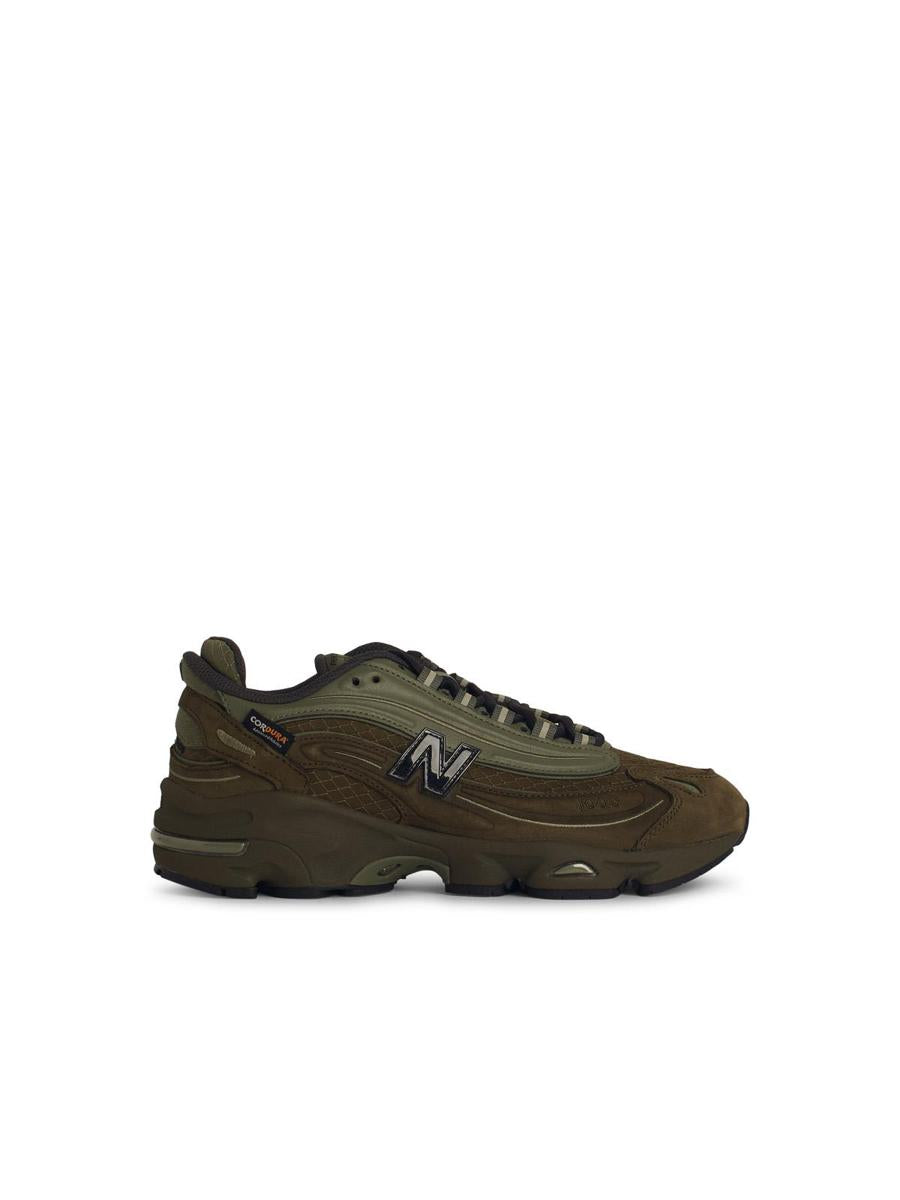 New Balance '1000' Green Leather Blend Sneakers