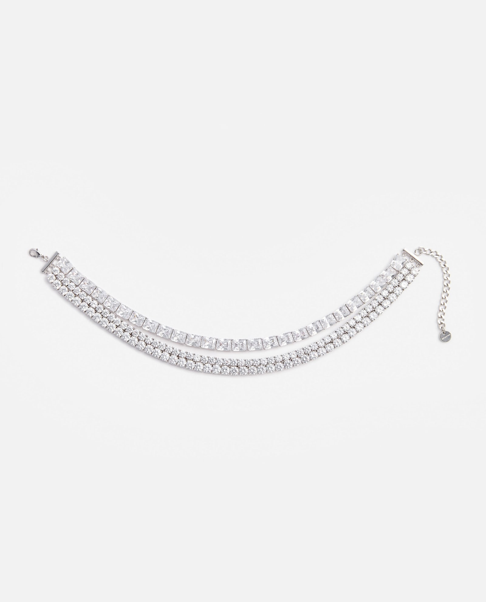 self-portrait Multi Crystal Choker