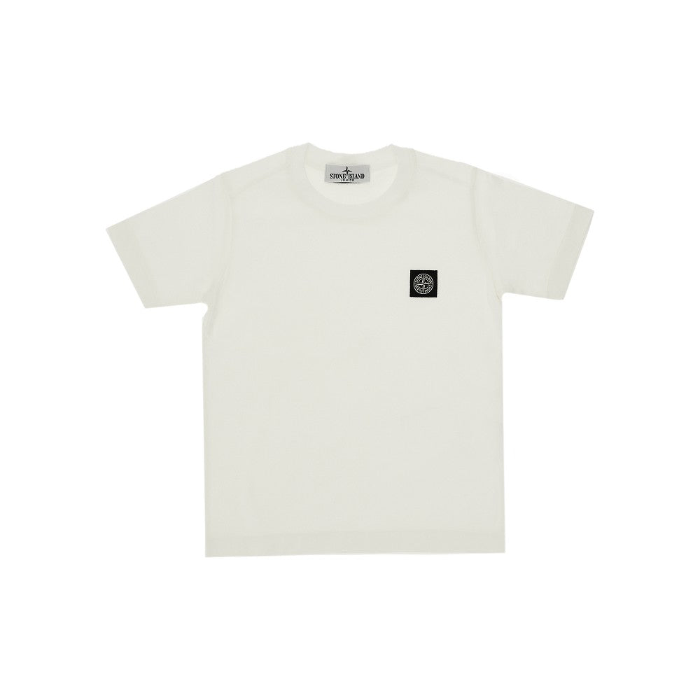 STONE ISLAND Logo贴布儿童T恤