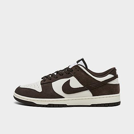 Nike Men's Dunk Low Retro Casual Shoes in Pale Ivory/Baroque Brown Size: 7.5