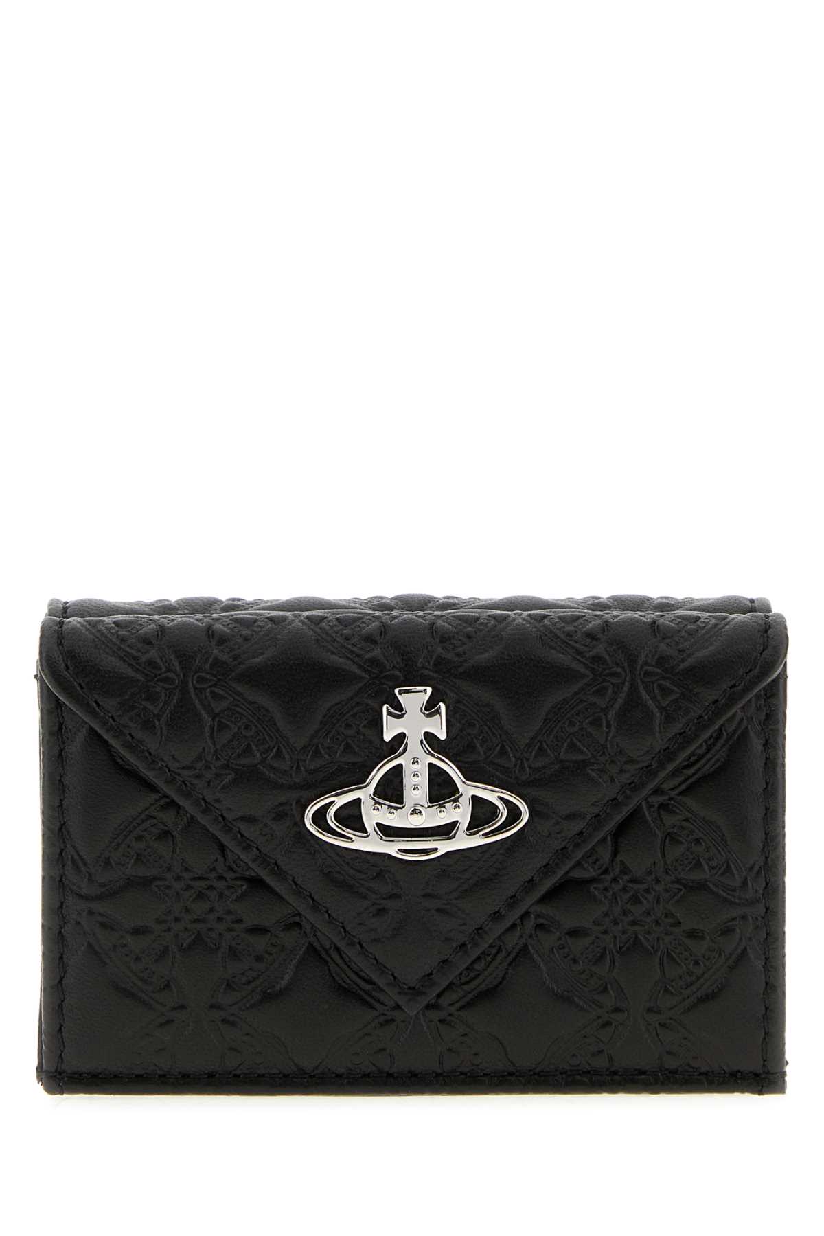 Vivienne Westwood Black Wool Wallet