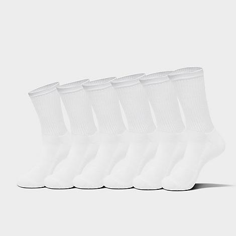 Sonneti Women's Crew Socks (6-Pack) in White Size: Medium