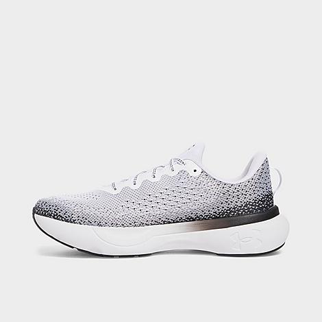 Under Armour Men's UA Infinite Running Shoes in White/Black/White Size: 10.0