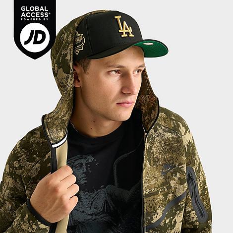 New Era Los Angeles Dodgers MLB 9FIFTY A-Frame Snapback Hat in Black/Gold