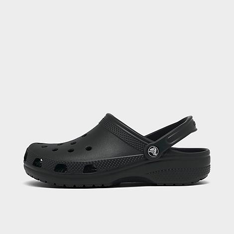 Crocs Big Kids Classic Clog Shoes in Black Size: 4.0