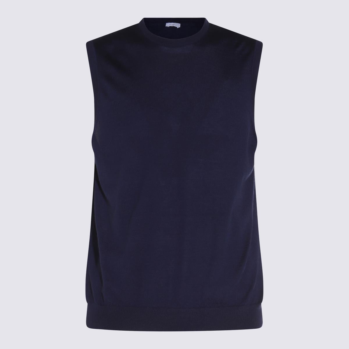 Malo Dark Blue Cashmere Knitwear