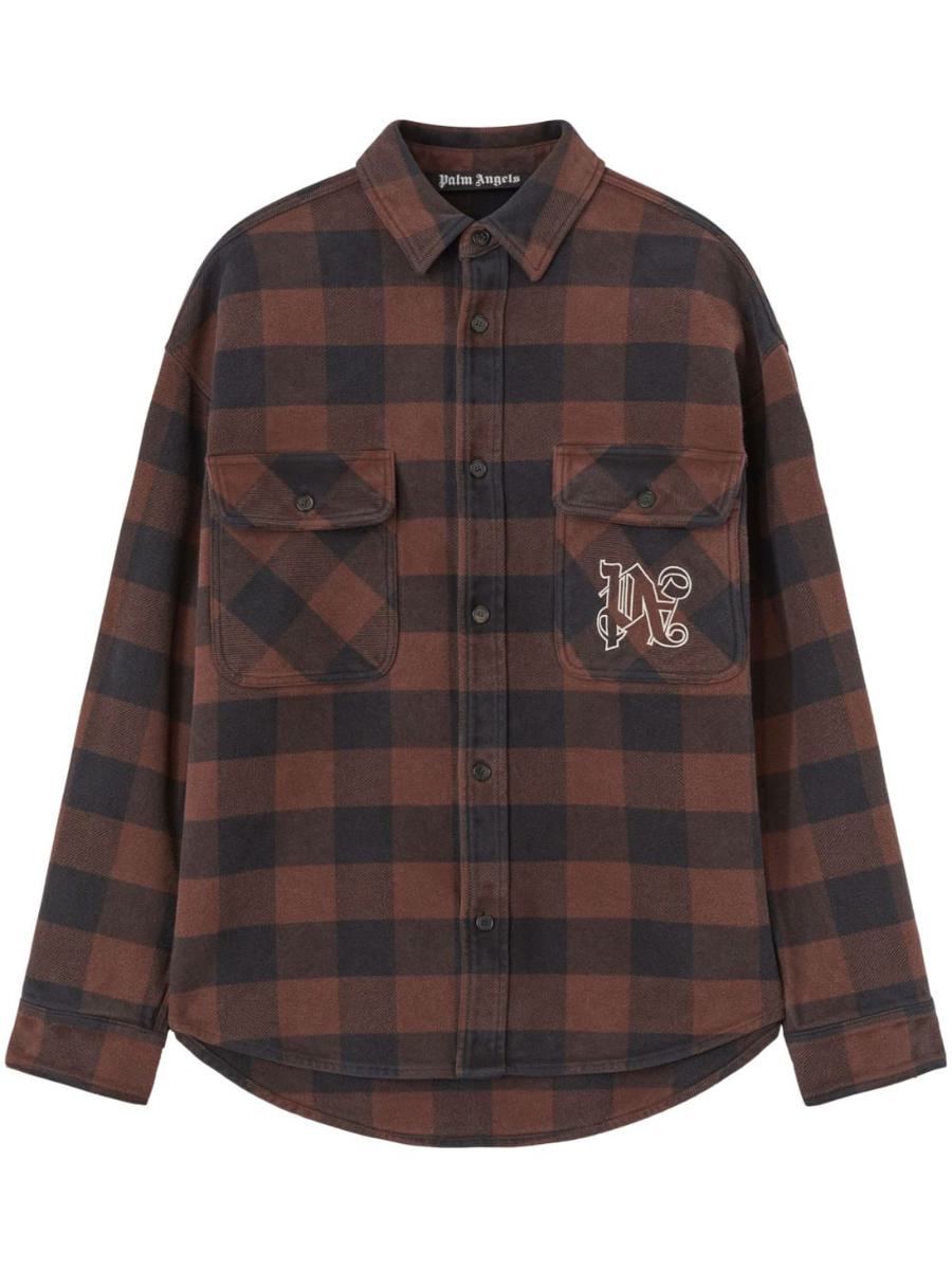Palm Angels Monogram Cotton Overshirt