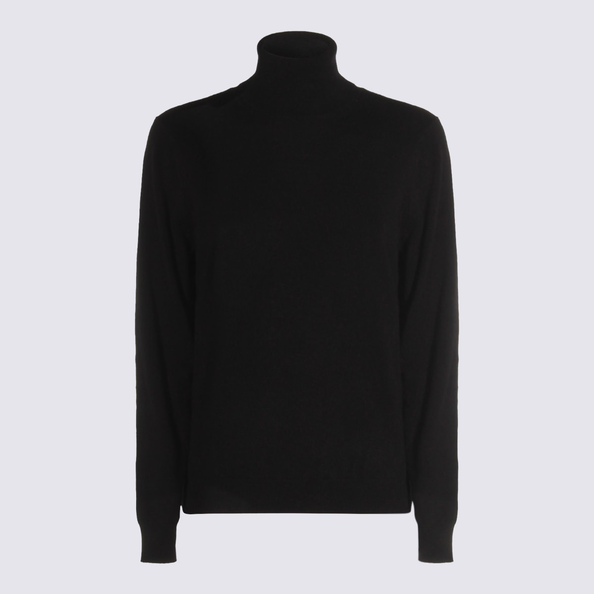 Malo Black Cotton Knitwear