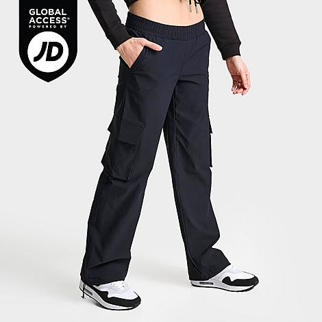 Juicy Couture Women's Bling Woven Cargo Pants in Liquorice Size: XS