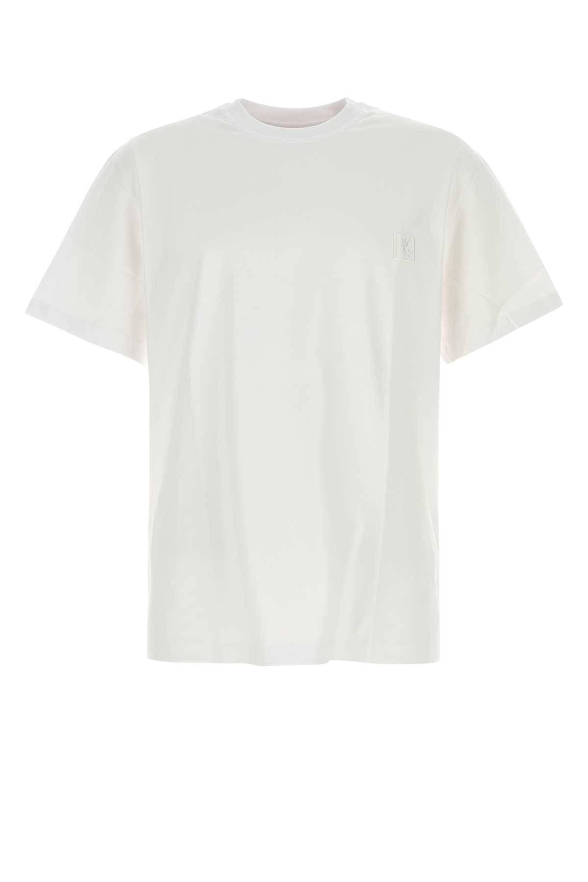 WOOYOUNGMI White Cotton Oversize T-shirt