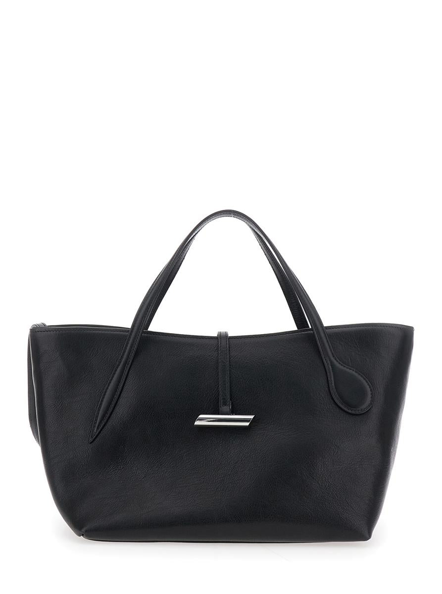 Petite Penne Tote Silver Hardware