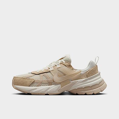 Nike Women's V2K Run Casual Shoes in Sail/Sanddrift Size: 8.5